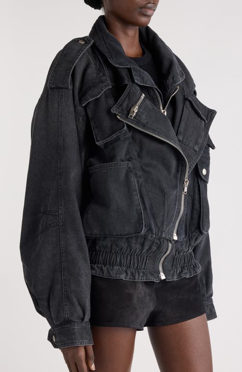 ISABEL MARANT ISABEL MARANT ANELI DENIM MOTO JACKET