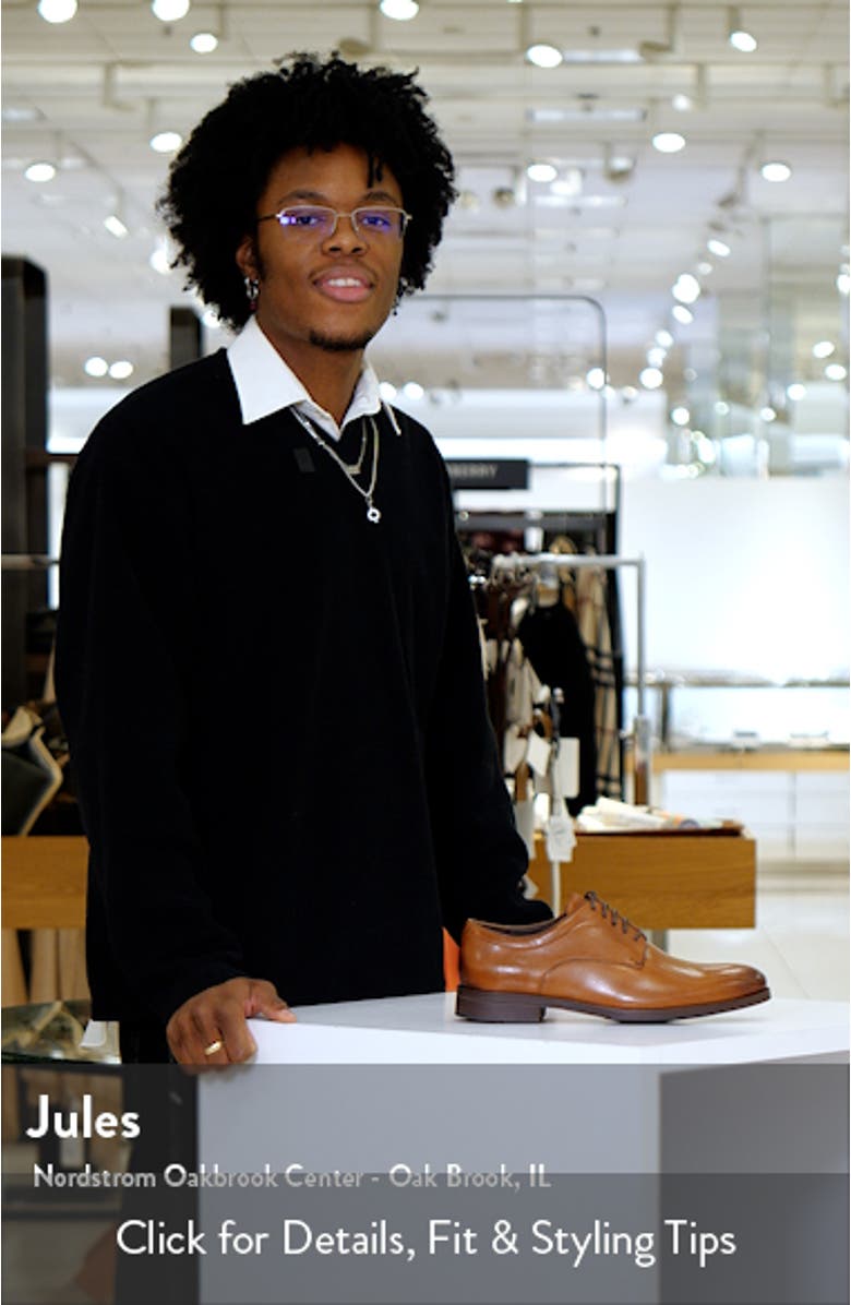 Dean Plain Toe Leather Derby, sales video thumbnail