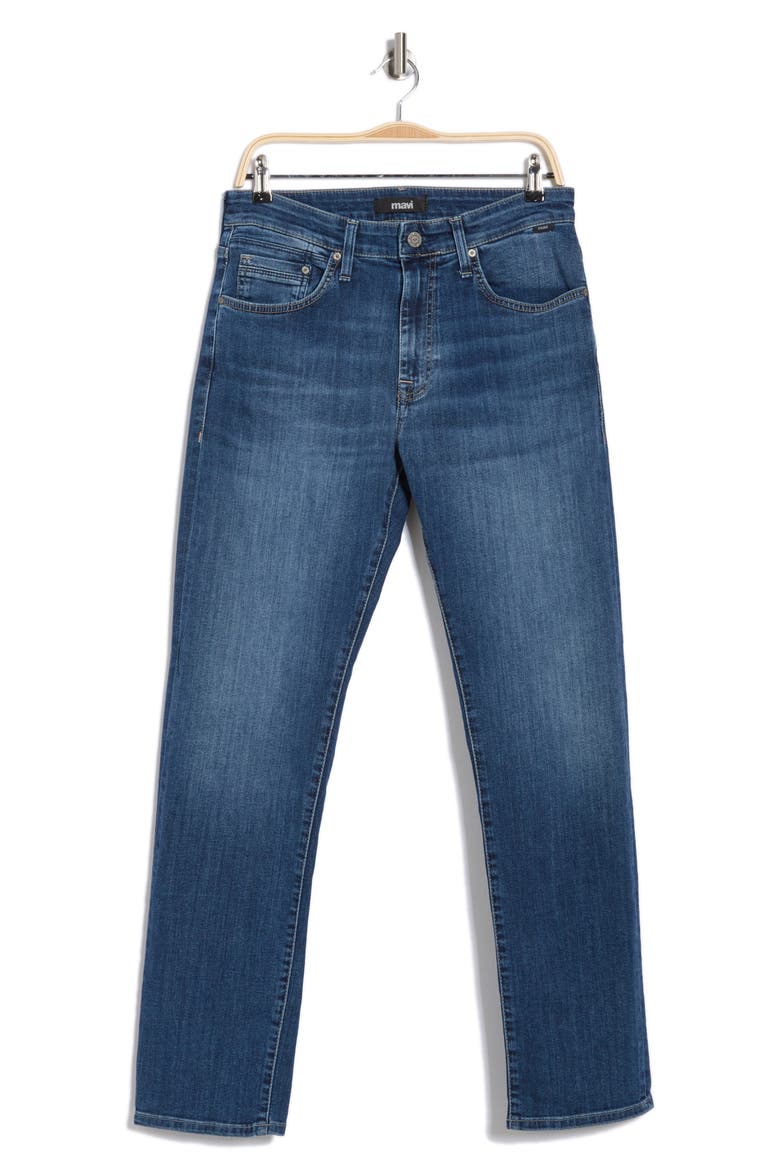 Zach Straight Leg Jeans, Alternate, color, DARK BRUSHED TUCSON