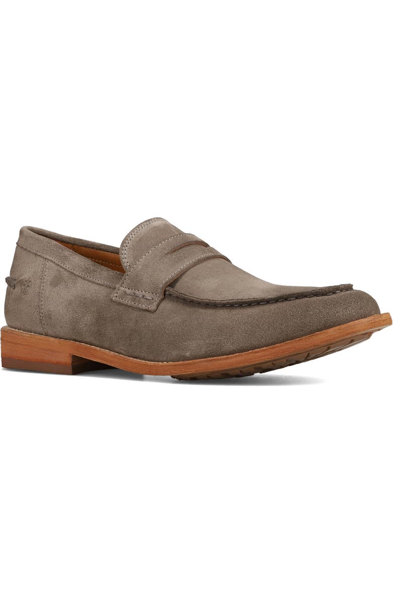 Frye Tyler Flex Penny Loafer, Main, color, Steel