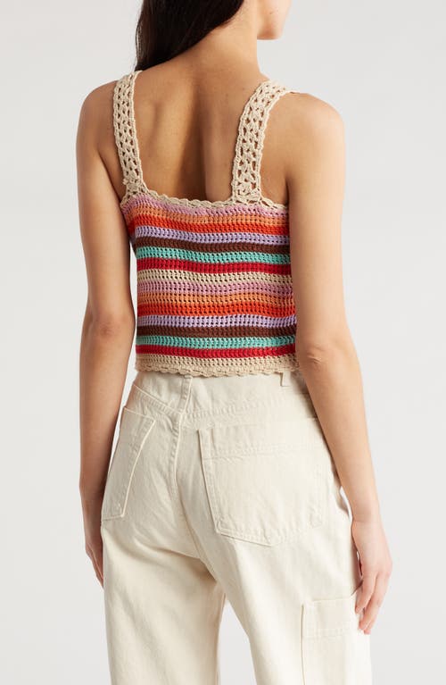 COTTON EMPORIUM COTTON EMPORIUM CROCHET CROP TANK