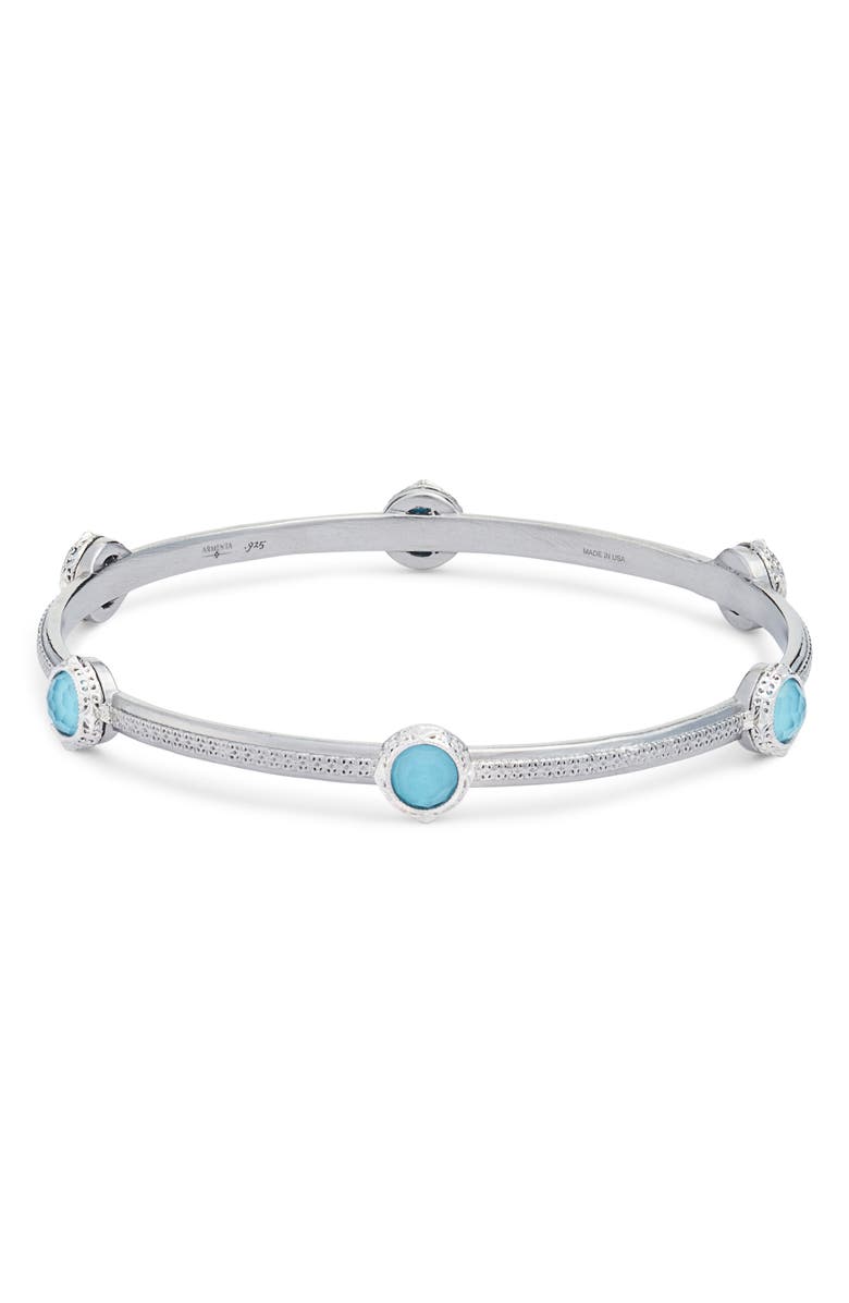 Armenta New World Filigree Bangle, Main, color, 