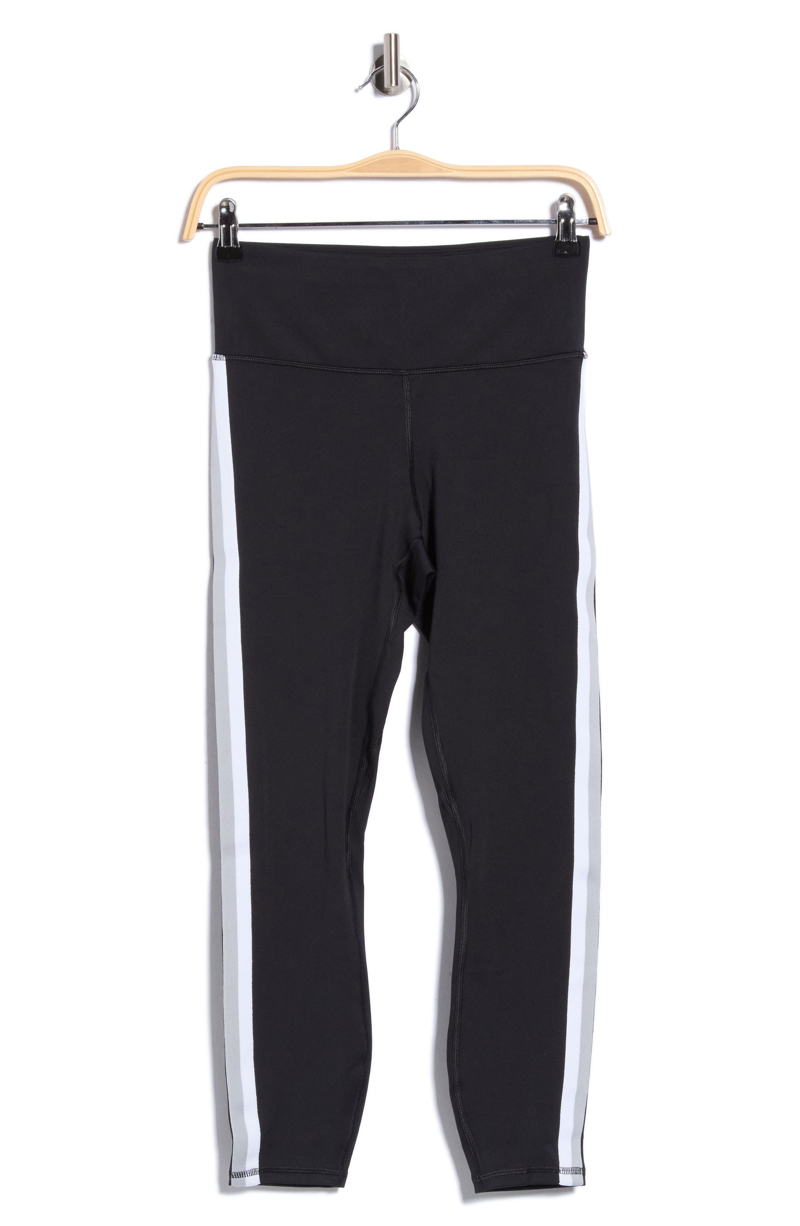 Under Armour Motion Sport Tape High Waist Ankle Leggings In Blk