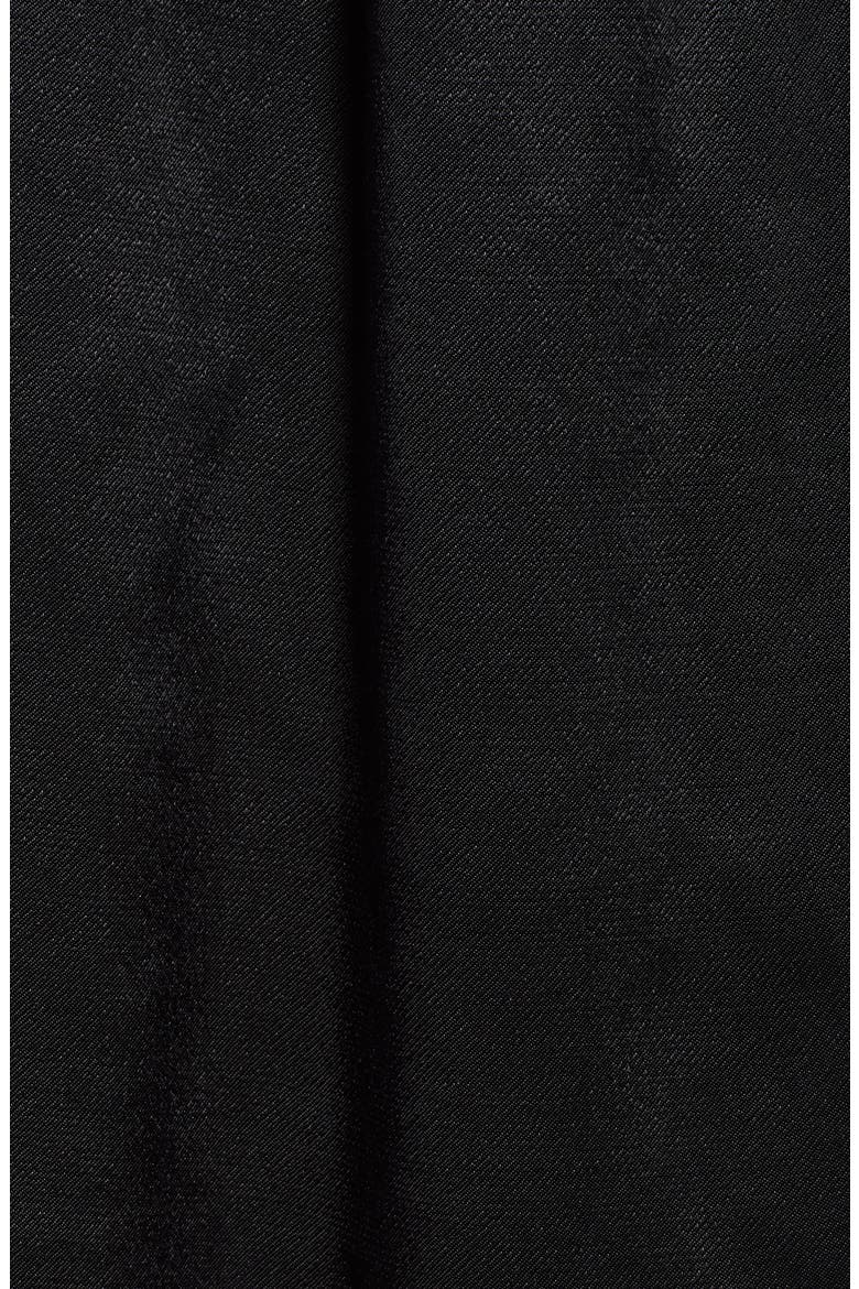 Pleat Front Top, Alternate, color, BLACK
