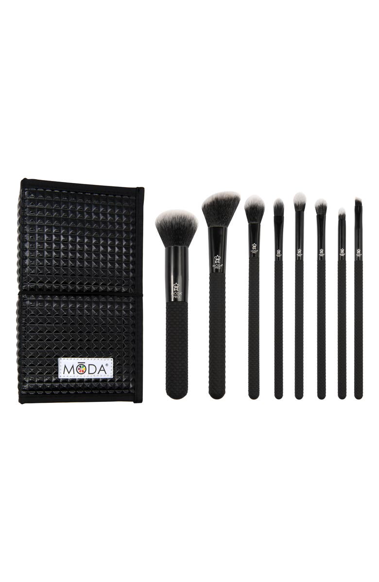 MODA Pro On-the-Go 8-Piece Makeup Brush Set, Main, color, 
