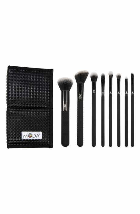 MODA Pro On-the-Go 8-Piece Makeup Brush Set