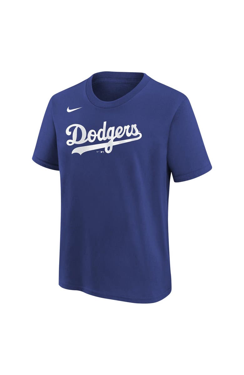 Nike Youth Nike Freddie Freeman Royal Los Angeles Dodgers Home Player Name & Number T-Shirt, Alternate, color, 