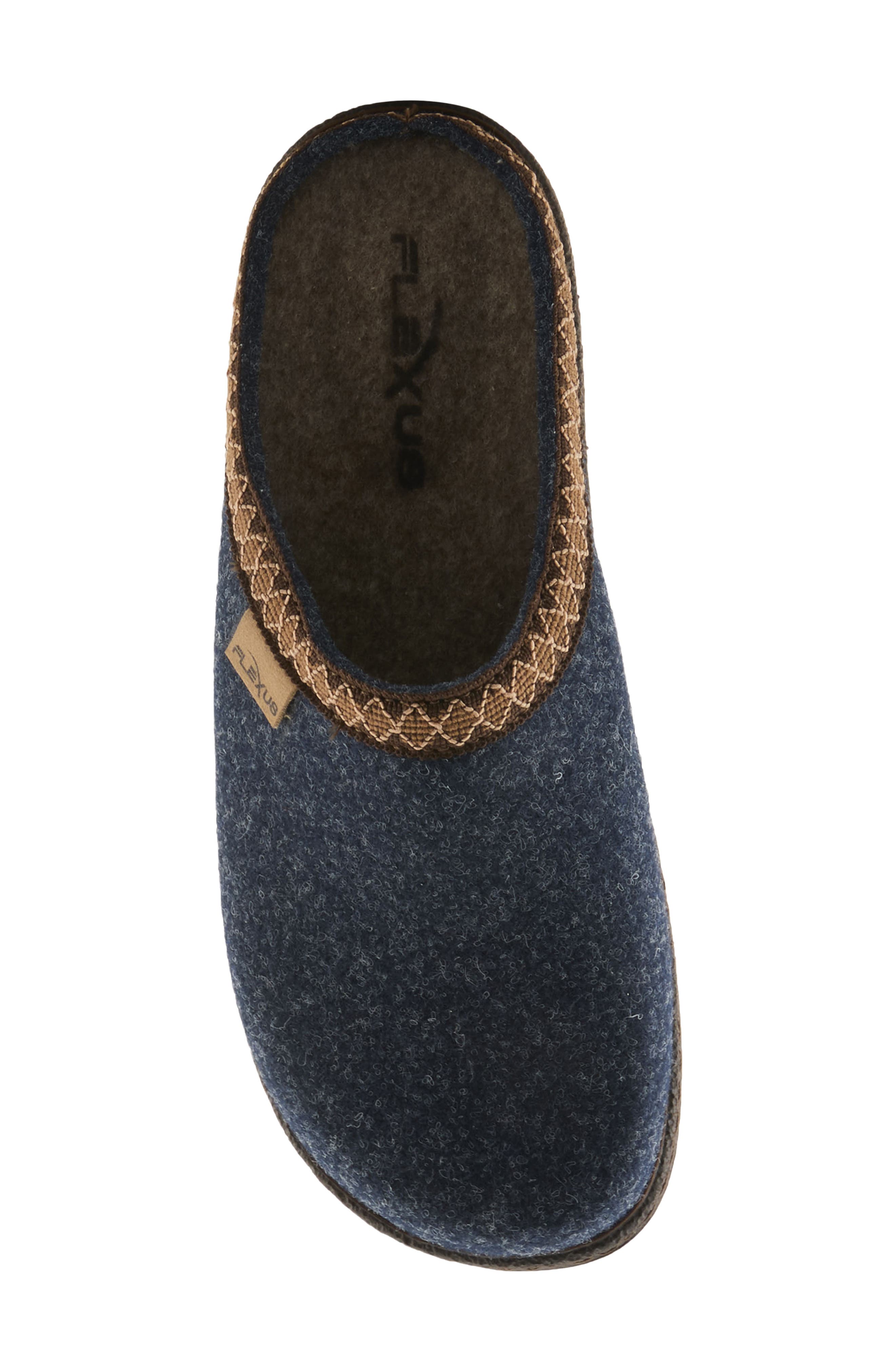 Flexus by Spring Step Snuggee Wool Clog, Alternate, color, Navy