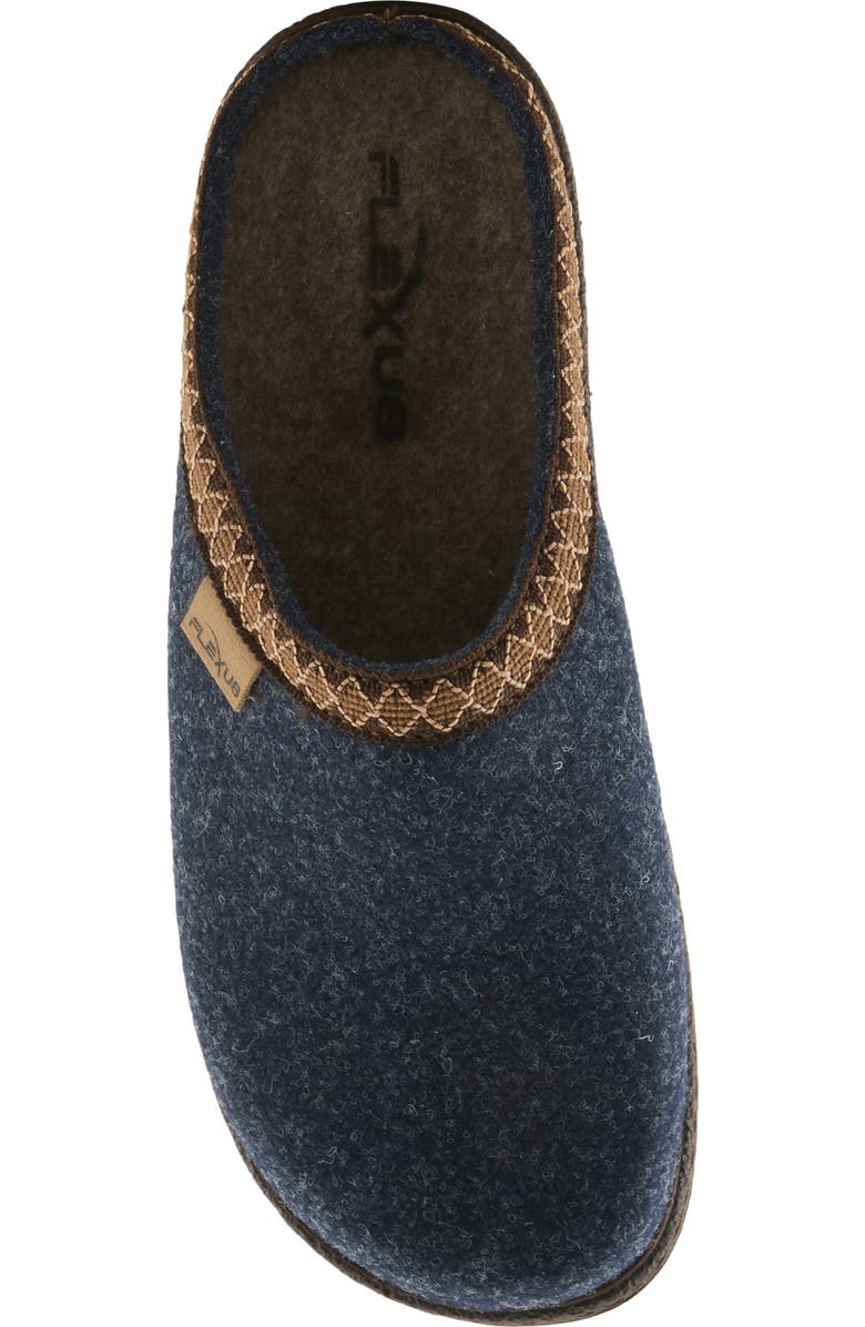 Flexus by Spring Step Snuggee Wool Clog, Alternate, color, Navy
