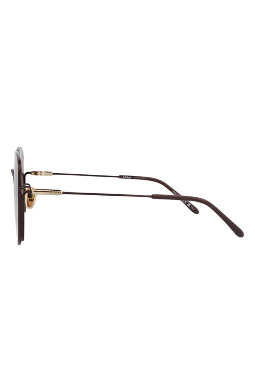Chloé 61mm Square Sunglasses In Brown