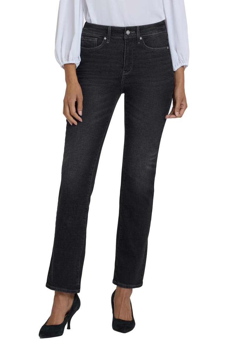Marilyn High Waist Straight Leg Jeans, Main, color, PARIS LIGHTS