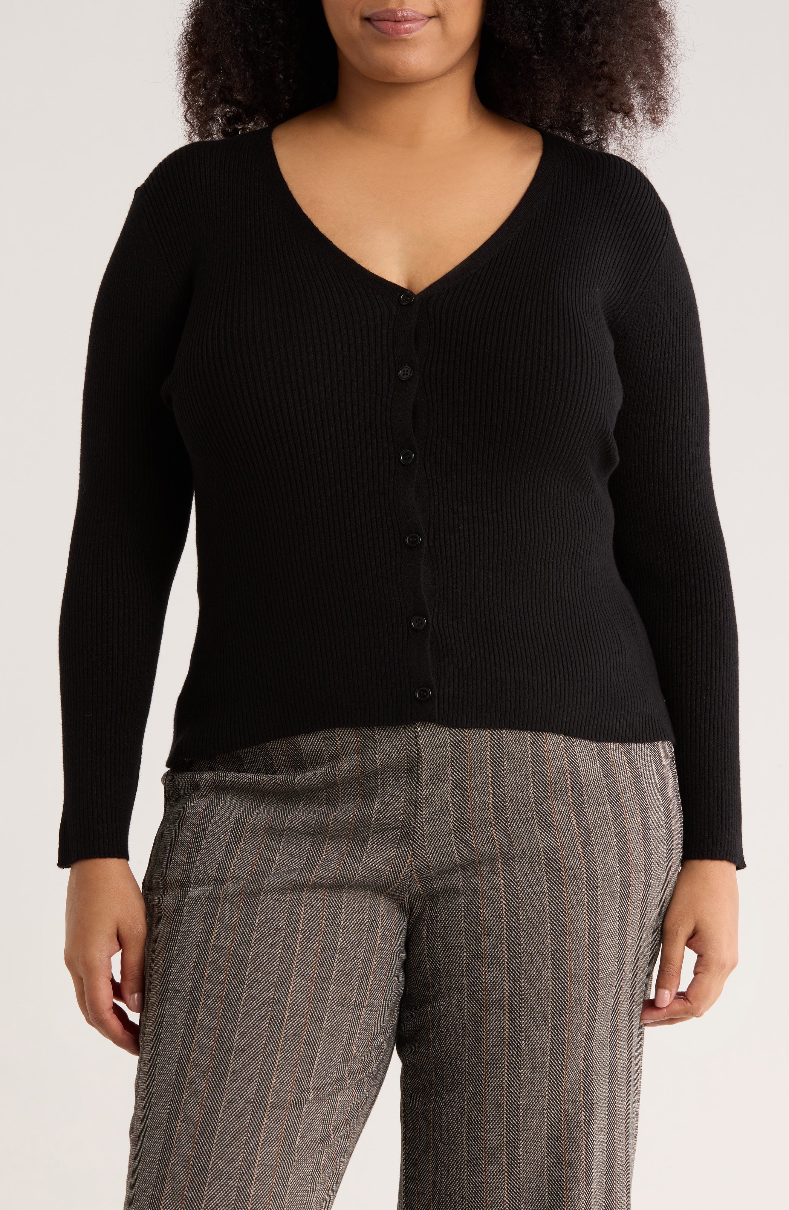 MAX STUDIO Button Cardigan Sweater