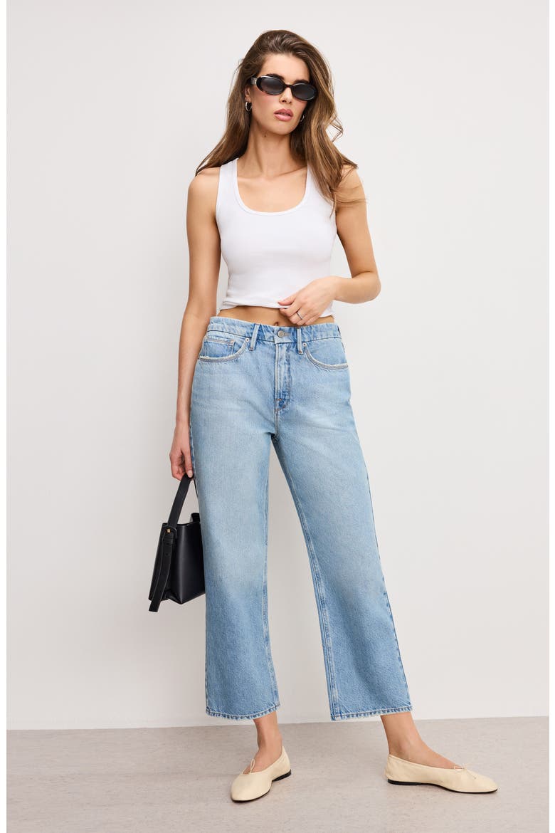 Good '90s Crop Relaxed Jeans, Alternate, color, INDIGO964