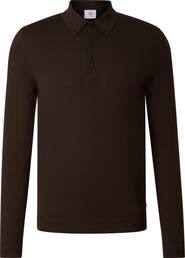 Bogner Knitted Polo Long-Sleeved Top Jake