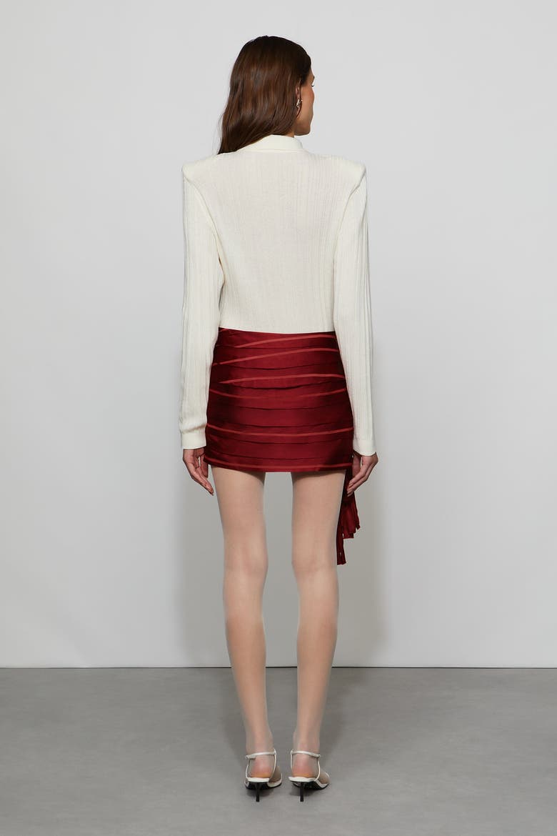 Reed Skirt, Alternate, color, Lipstick Red