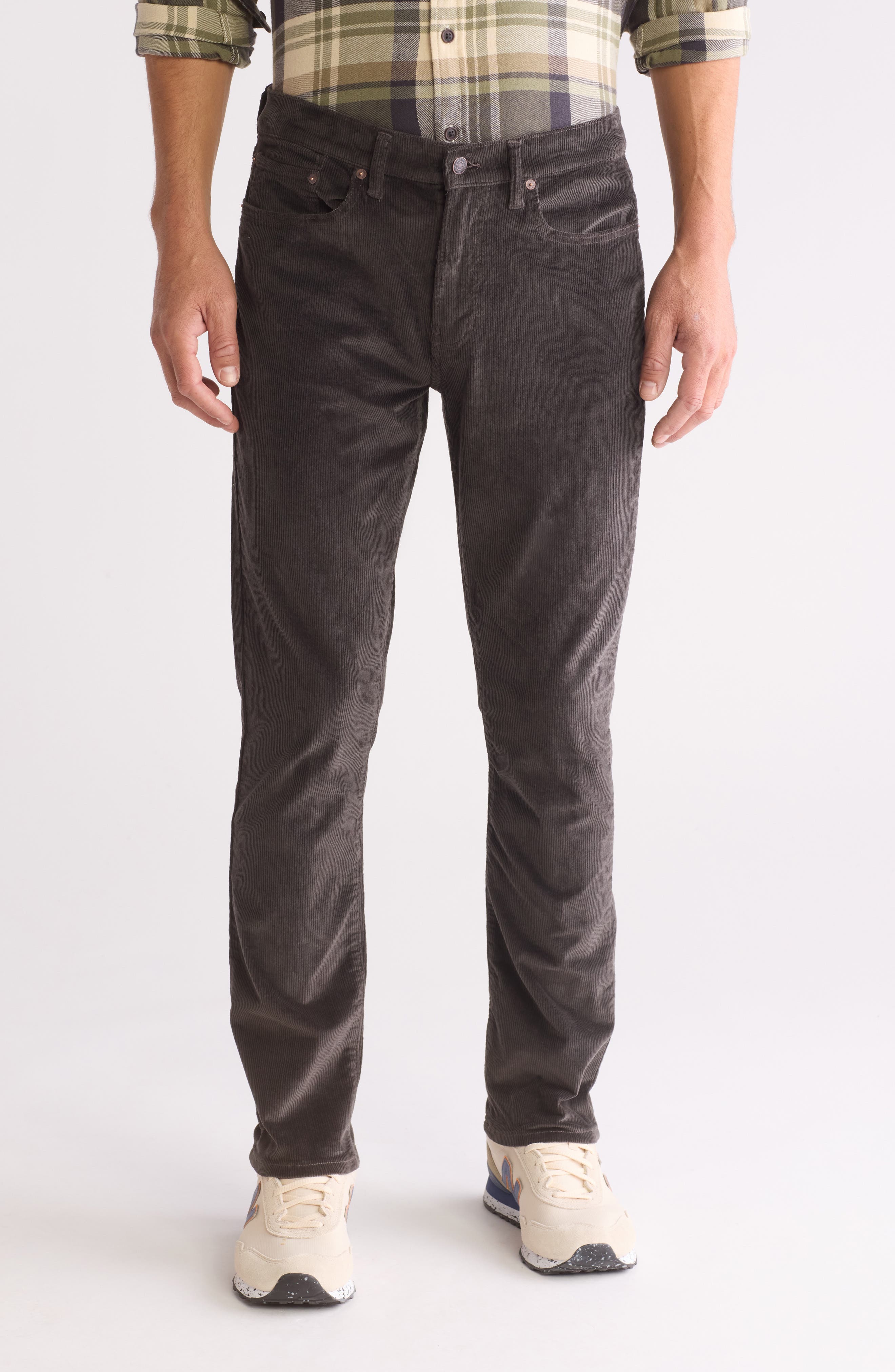 Lucky Brand 121 Slim Straight Corduroy Pants