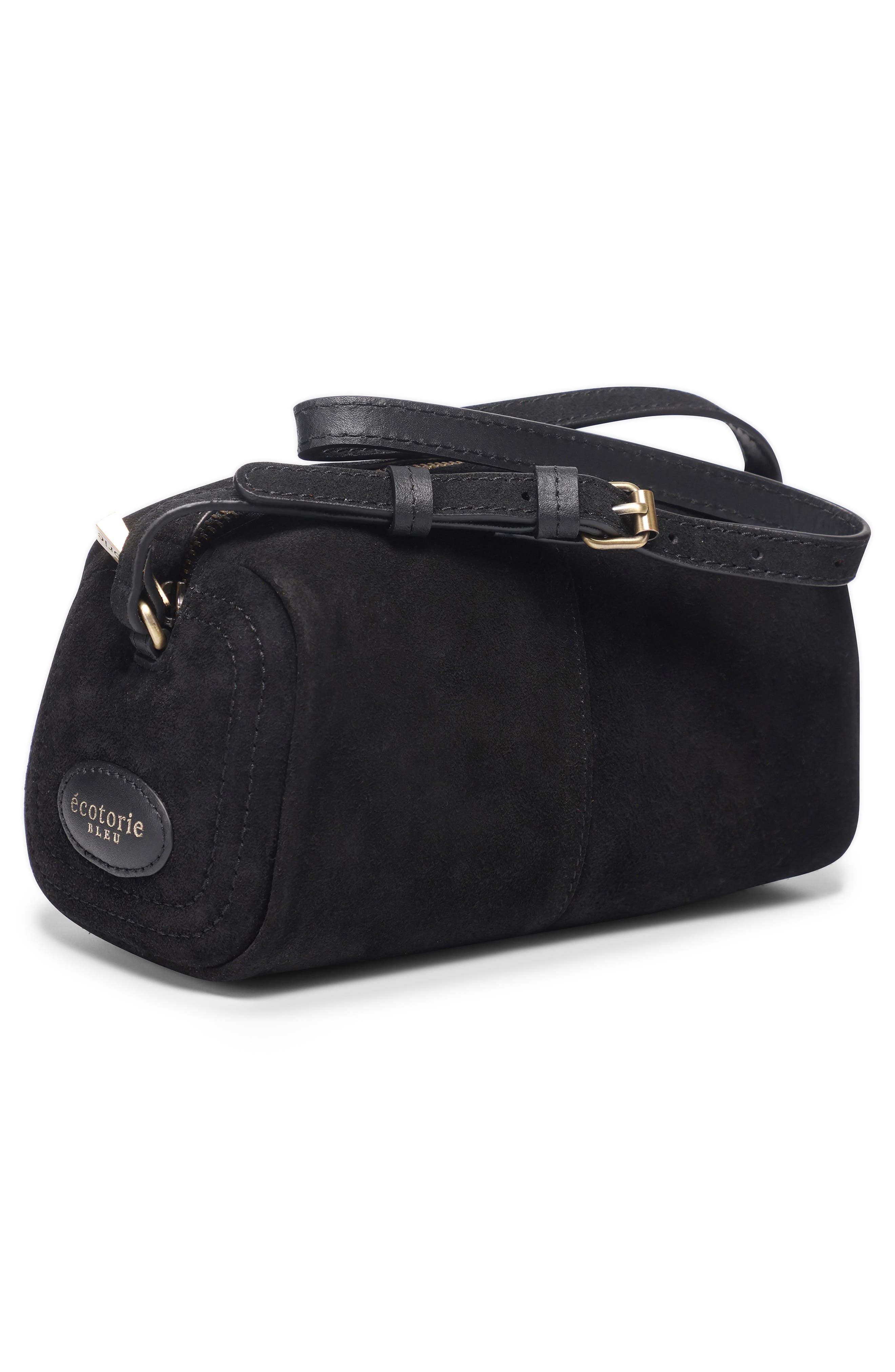 Écotorie Barrel Shoulder Bag, Alternate, color, Black