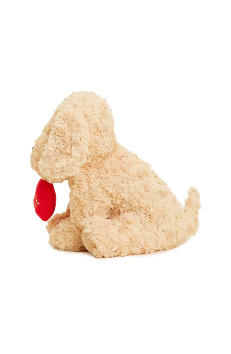 Warmies Be Mine Curly Dog Plush Toy, Alternate, color, Gold