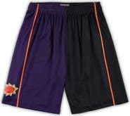 Mitchell & Ness Men's Mitchell & Ness Purple/Black Phoenix Suns Big & Tall Hardwood Classics Split Swingman Shorts