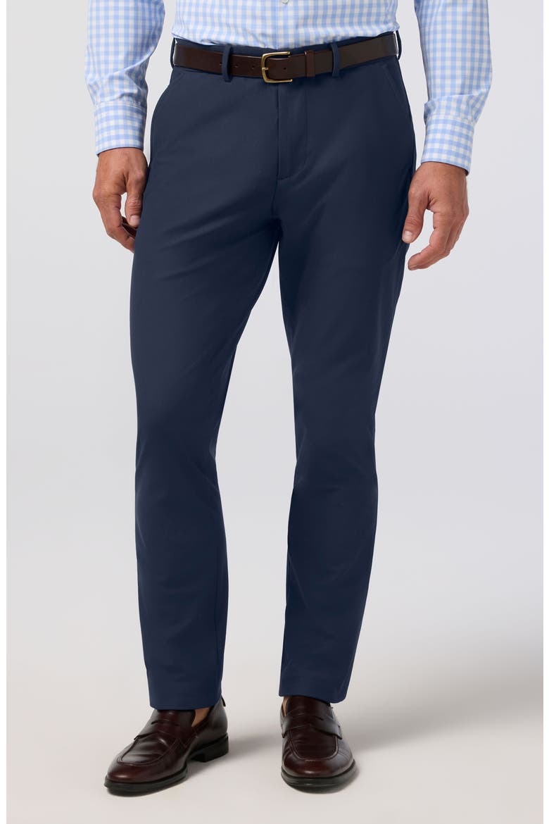Upton Flat Front Chinos, Main, color, NAVY