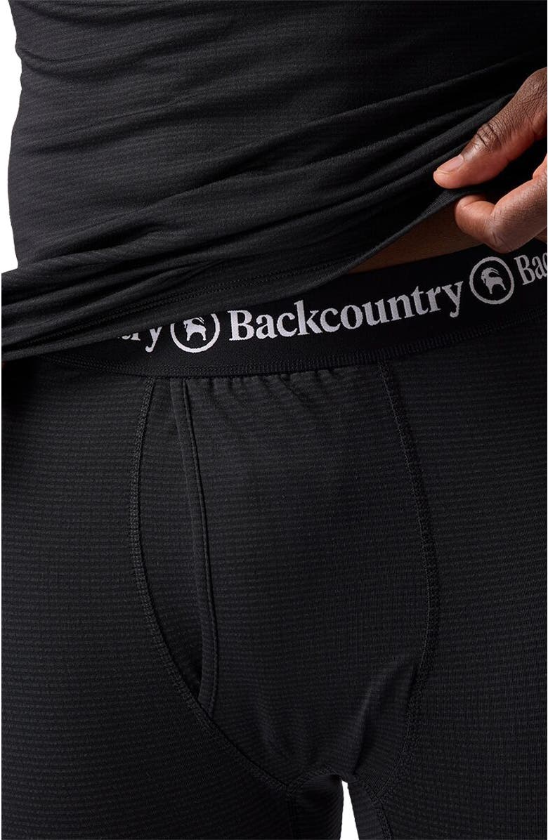 Backcountry Pines Micrrid Ultra-Lt Baselayer Bottom - Men's, Alternate, color, Black