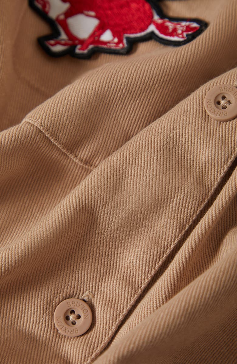 Brixton Utopia Patchwork Overshirt, Alternate, color,