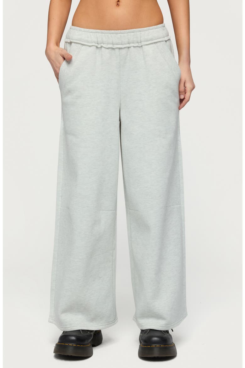 Kori Oversize Sweatpants, Main, color, GRAY-MELANGE