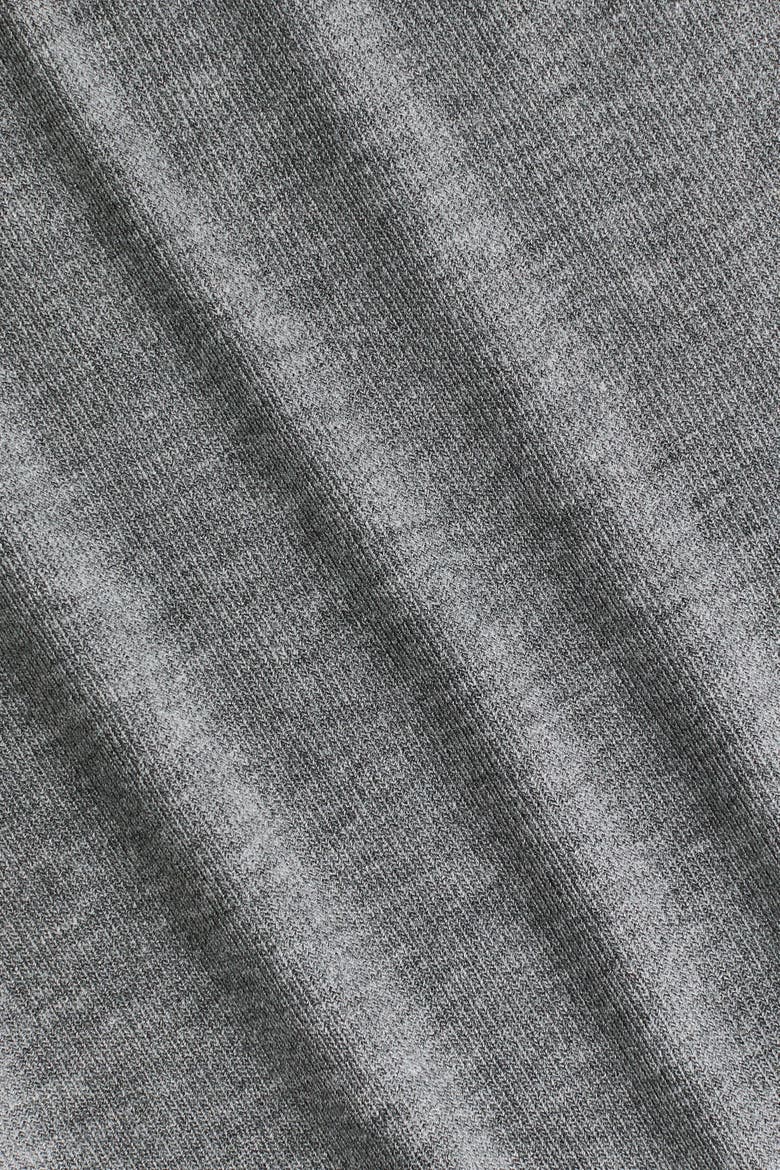 Top With Scarf Collar, Alternate, color, Dark gray melange