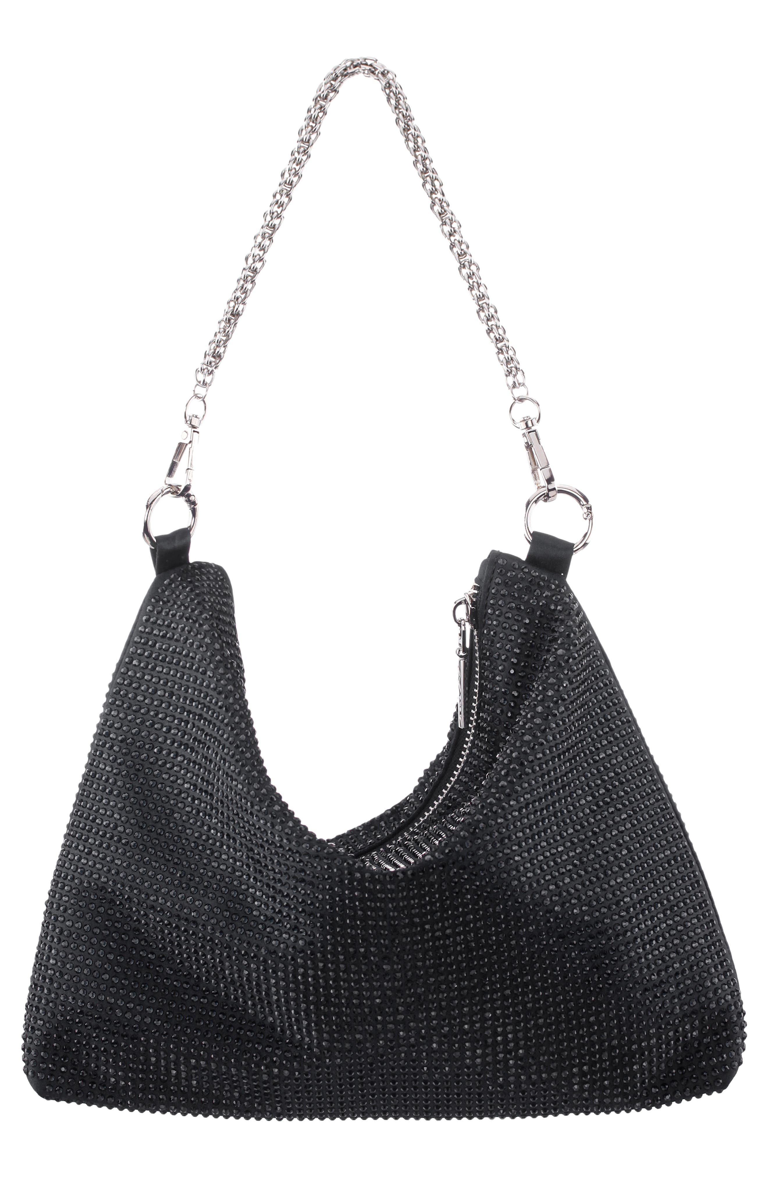 Nina Soho Shoulder Bag, Alternate, color, Black