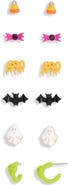 Leith Halloween Set of 6 Stud & Hoop Earrings