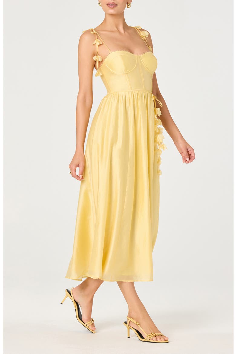 Halcyon A-Line Dress, Alternate, color, YELLOW