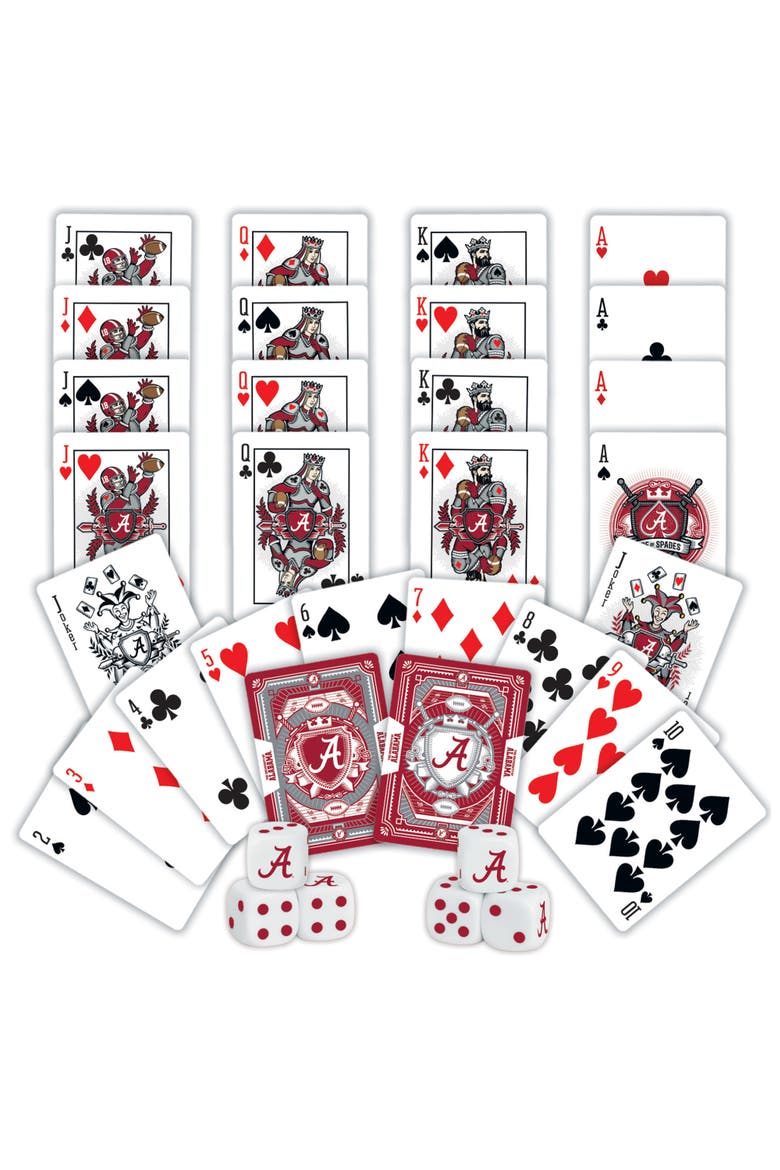 Alabama Playing Cards & Dice, Alternate, color, Multicolor