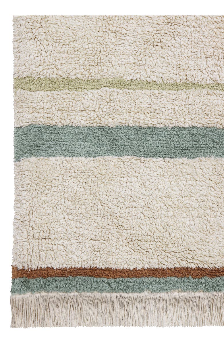 Lorena Canals Kids' Washable Lanes Rug, Alternate, color, Vintage Blue