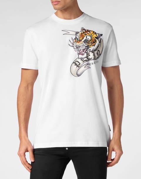 T-Shirt Round Neck Tattoo Men