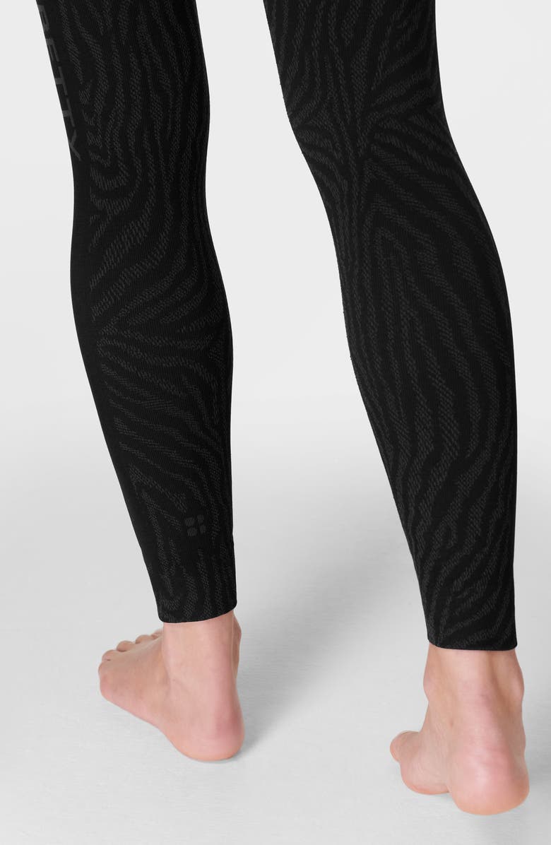 Sweaty Betty Animal Jacquard Base Layer Leggings, Alternate, color, 