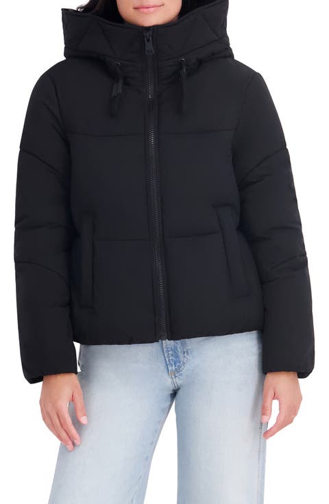 Short Hooded Puffer Jacket