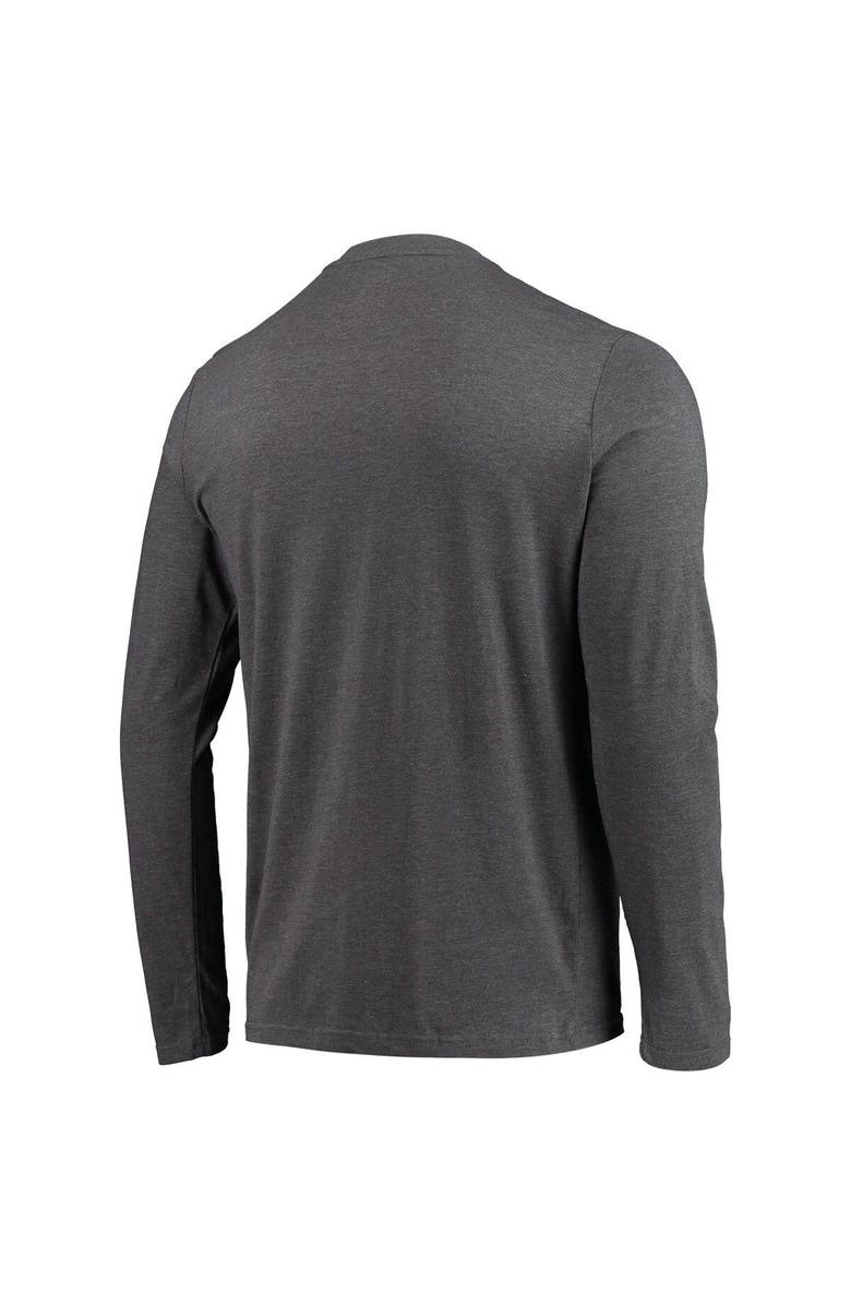 CONCEPTS SPORT Men's Concepts Sport Red/Heathered Charcoal Wisconsin Badgers Meter Long Sleeve T-Shirt & Pants Sleep Set, Alternate, color, Red