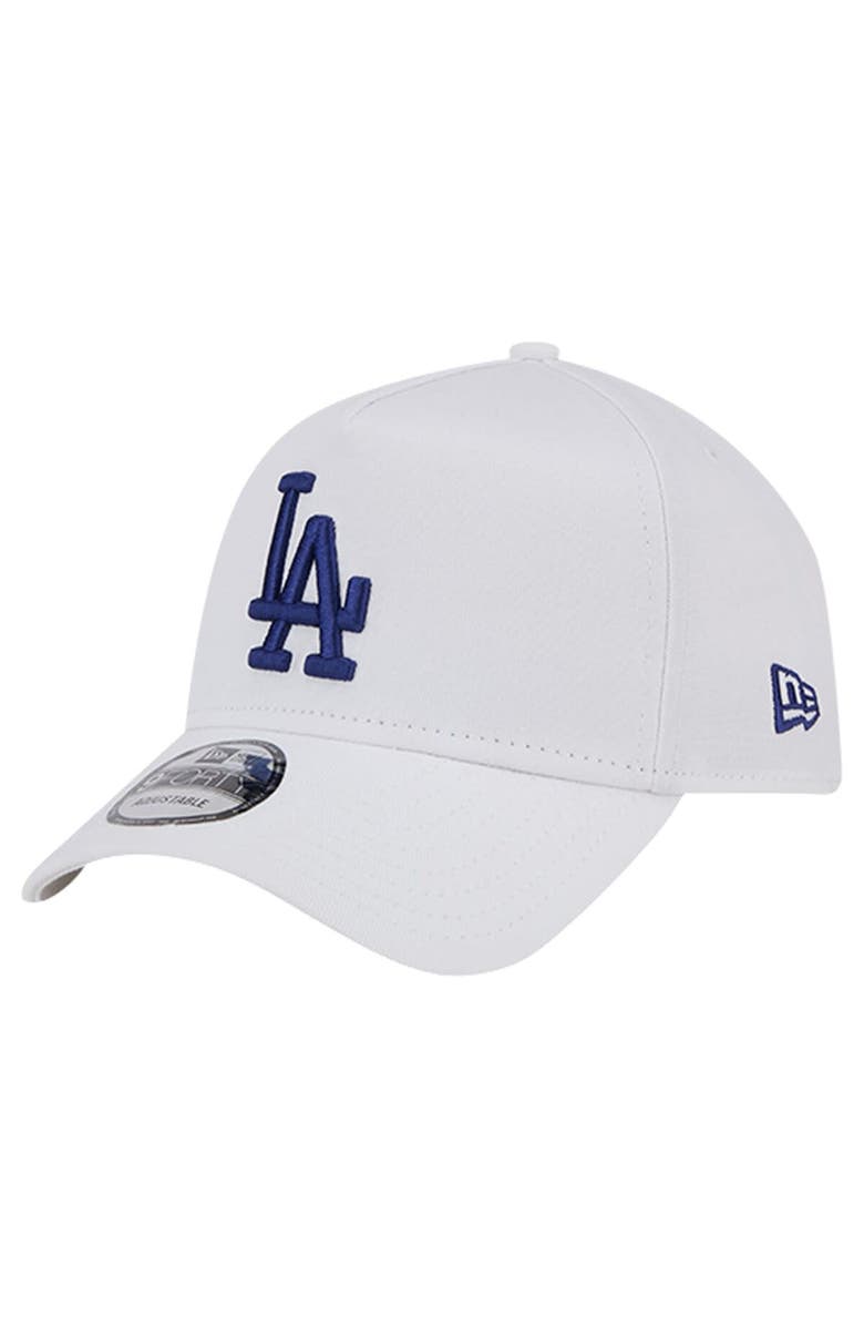 New Era Men's New Era White Los Angeles Dodgers TC A-Frame 9FORTY Adjustable Hat, Main, color, White