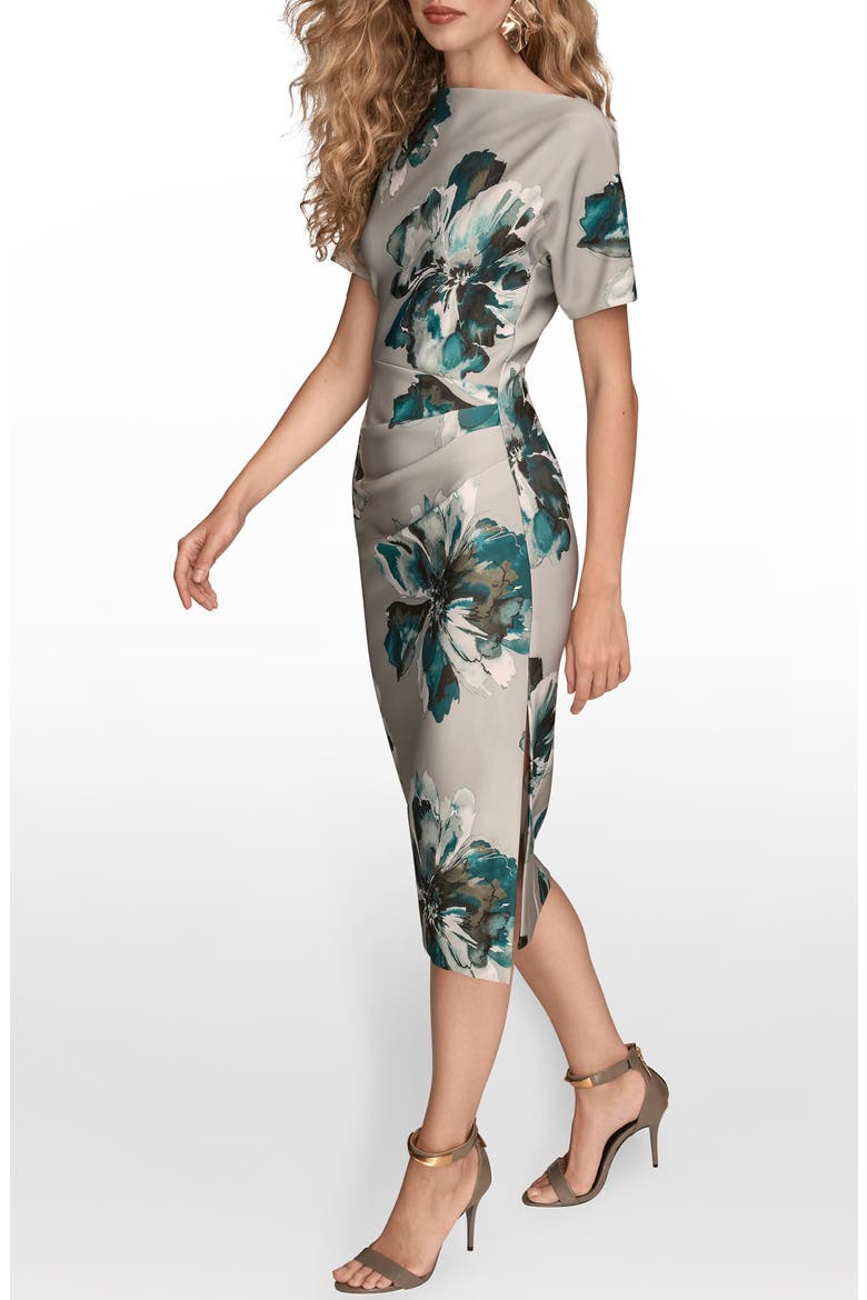 scuba midi dress Natalia Crepe Off The Shoulder Ruffle Neck Black / 14 length dress is the perfect choice for elegant occasions or polished everyday style. Coast Women's Satin Sleeve Scuba