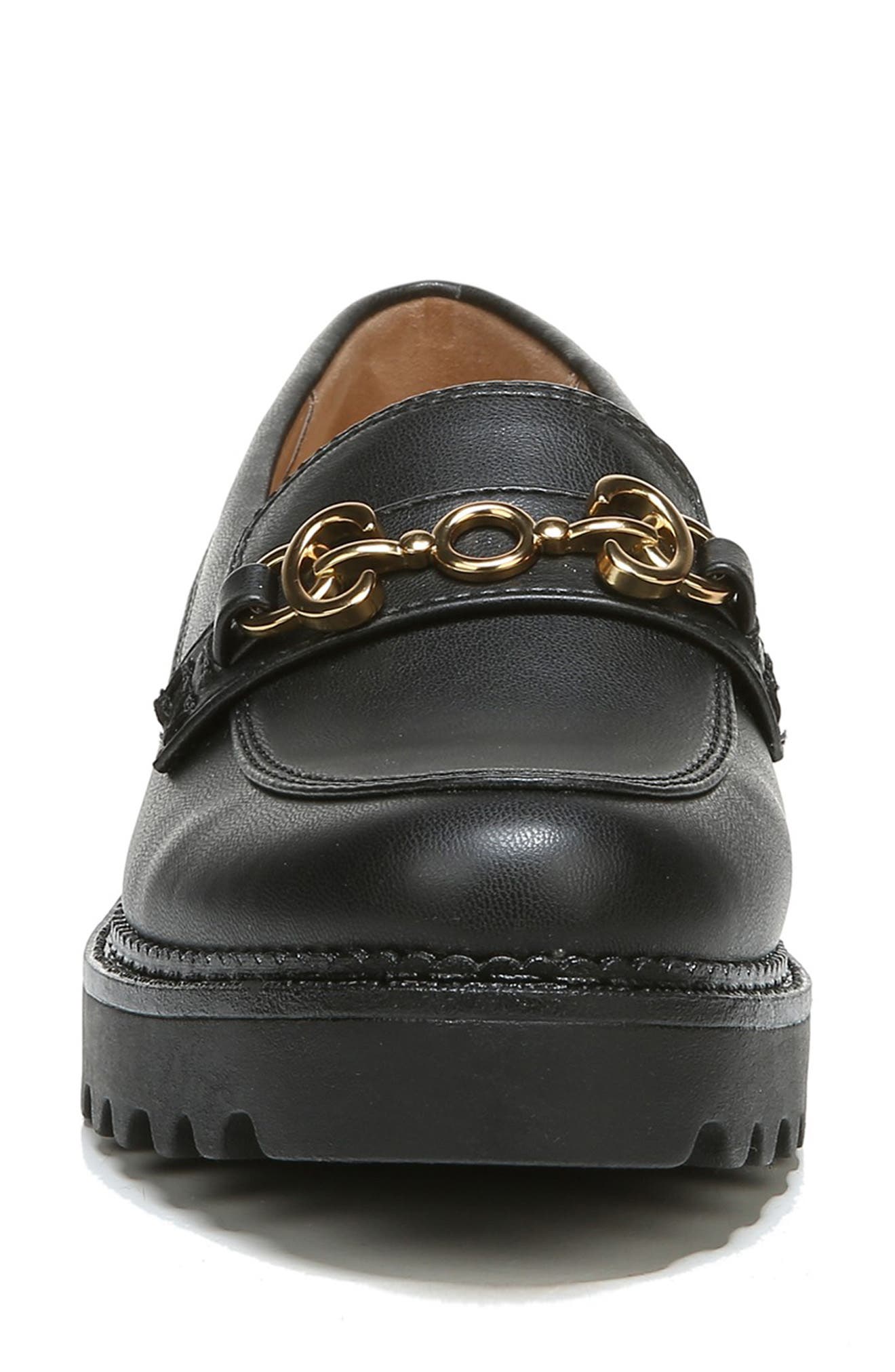 Deana Platform Loafer, Alternate, color, BLACK