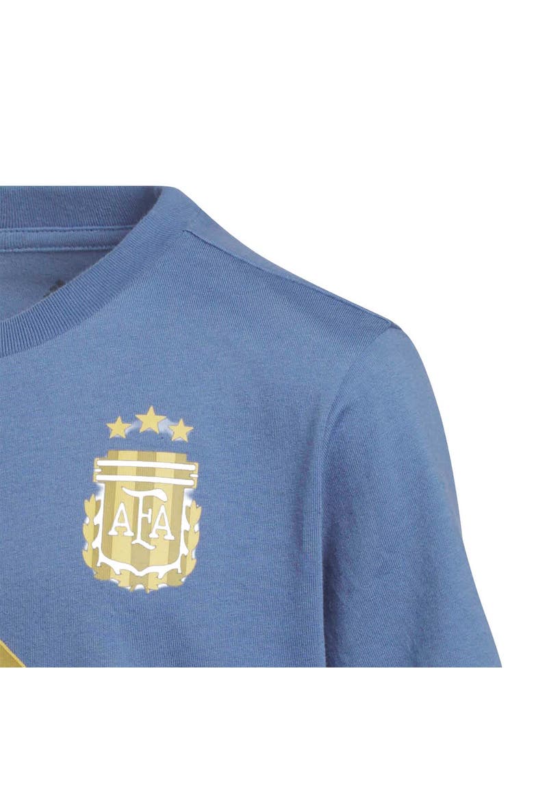 Youth adidas Lionel Messi Blue Argentina National Team Name & Number T-Shirt, Alternate, color, Blue