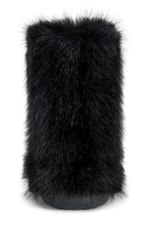 Azalea Wang Dipa Faux Fur Bootie In Black