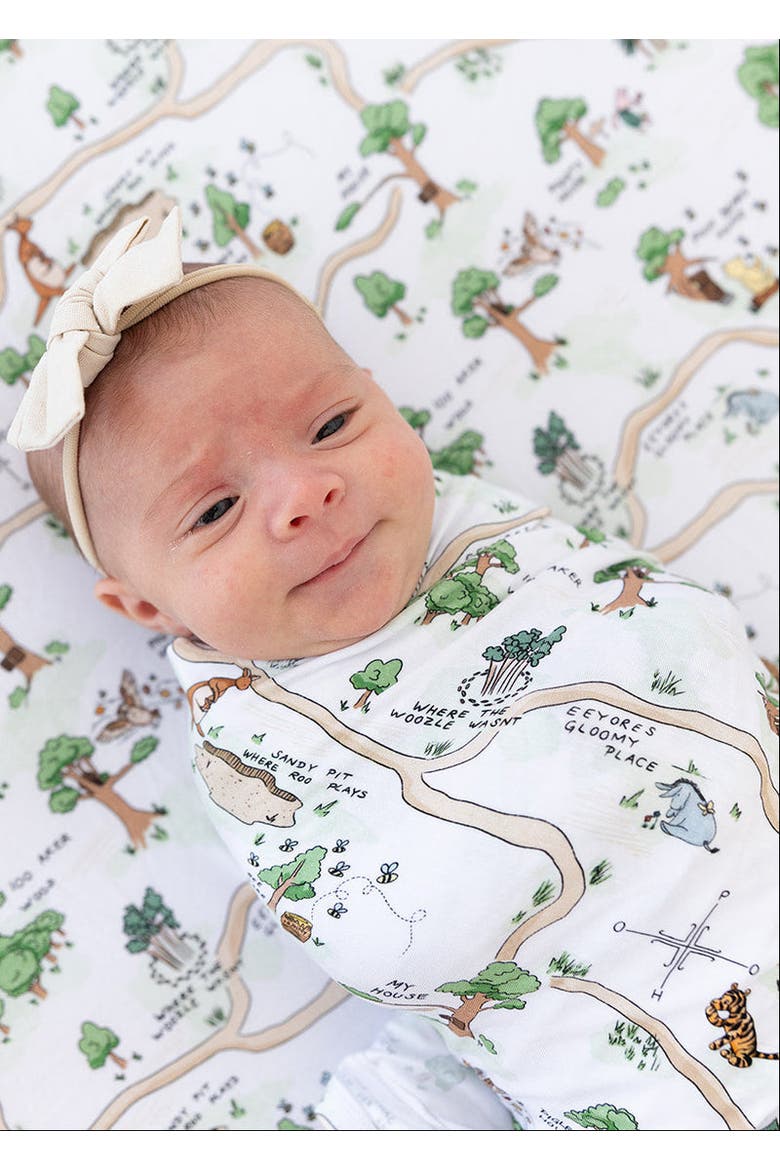Stretchy Swaddle, Alternate, color, Hundred Acre Wood