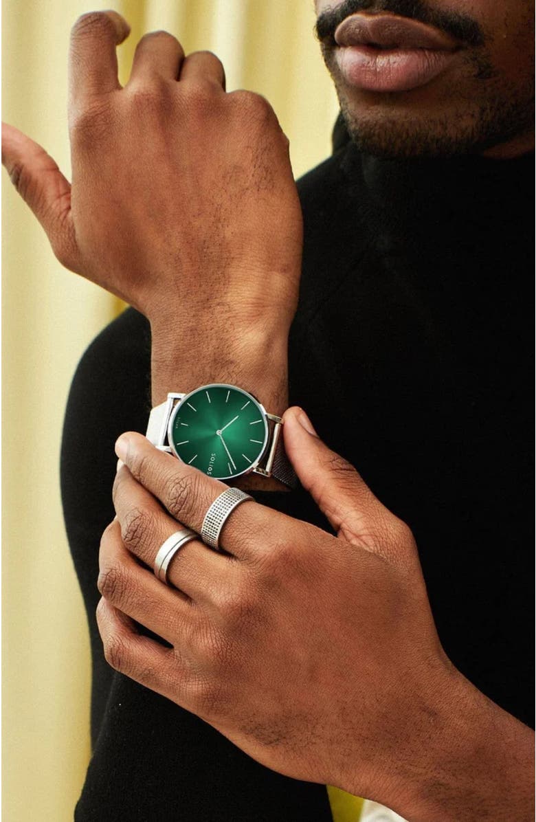 Solios Watches The Rainforest Classic | Green Dial - Rose Gold Case, Alternate, color, 