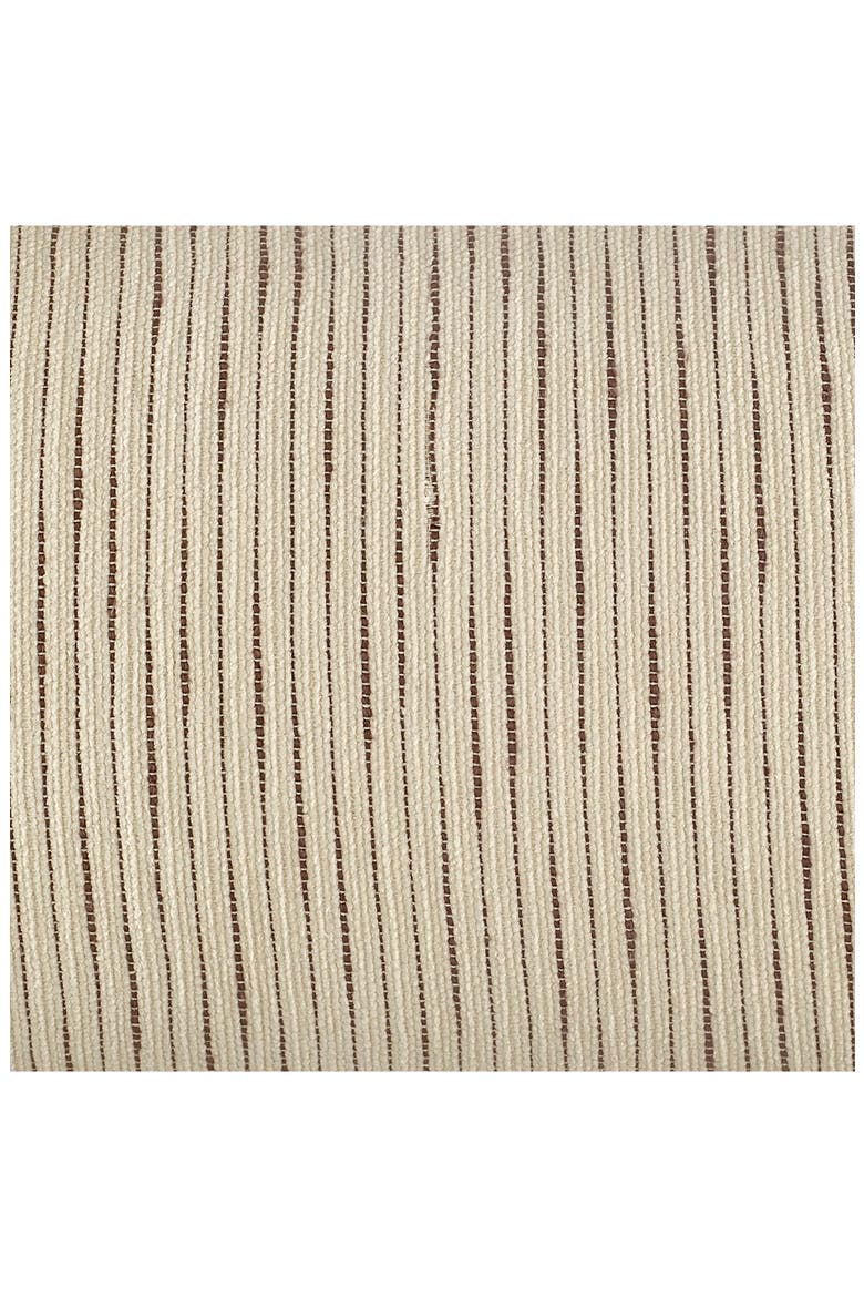 Chenille Throw Pillow Cover, Alternate, color, IVORY/ MINK BROWN