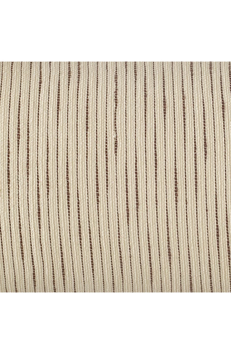 Kenneth Cole Chenille Throw Pillow Cover, Alternate, color, Ivory/ Mink Brown