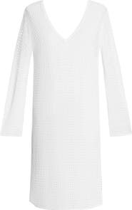Lauren Ralph Lauren Open Stitch Long Sleeve Cover-Up Beck Dress