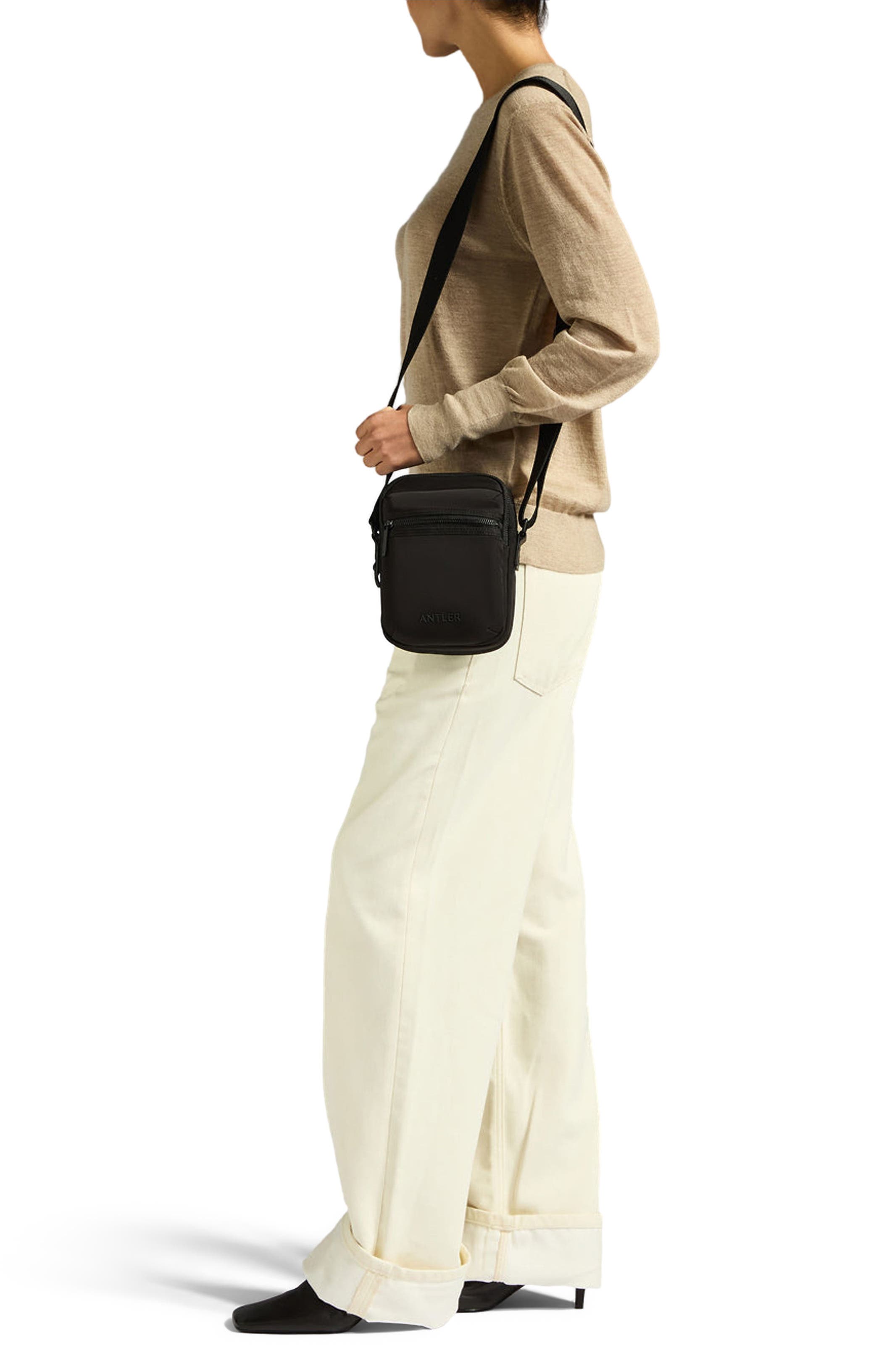 Icon Crossbody Bag, Alternate, color, Black