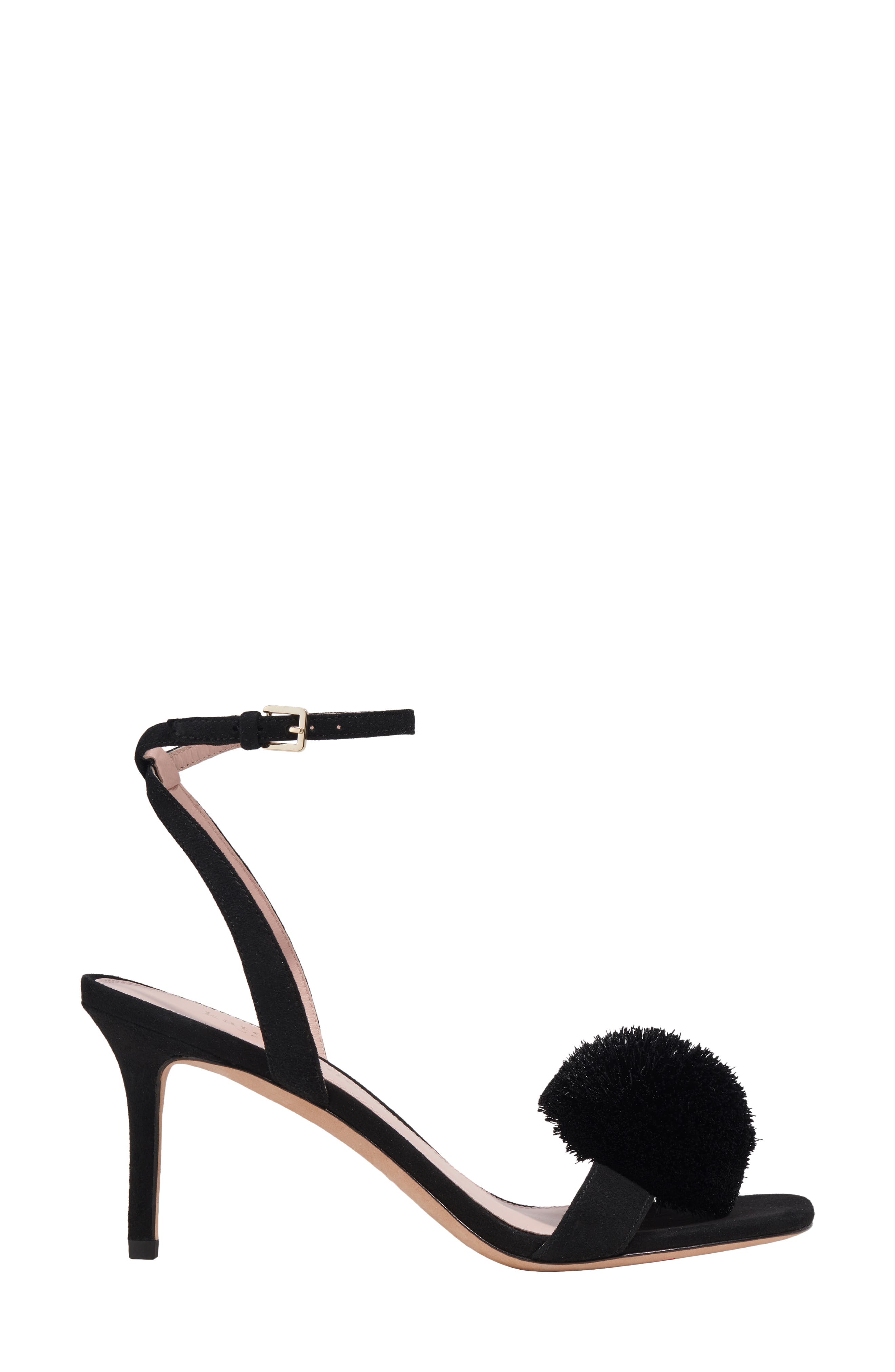 Kate Spade New York amour pom ankle strap sandal, Alternate, color, 
