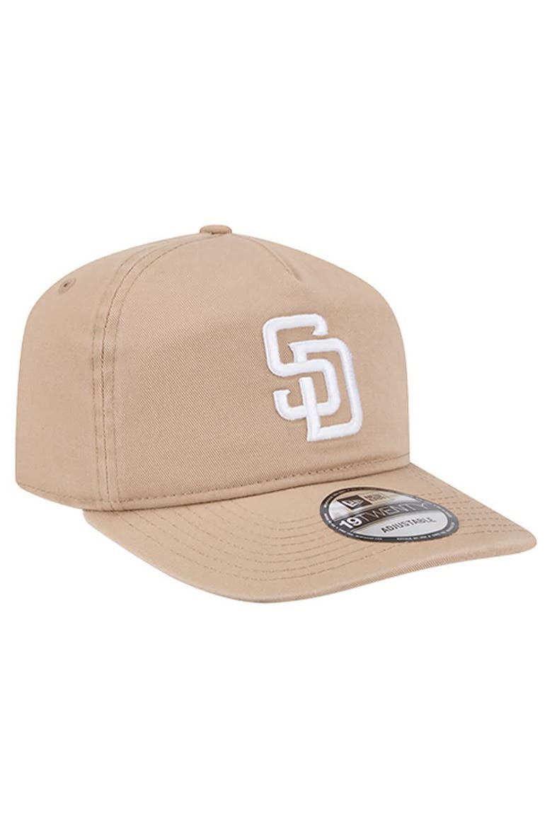 Men's New Era Light Beige San Diego Padres Cam 19TWENTY Adjustable Hat, Alternate, color, Light Beige